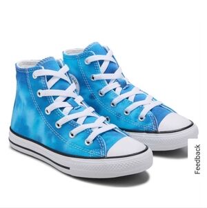 Converse Kids Blue Color Splash High-Top Sneakers